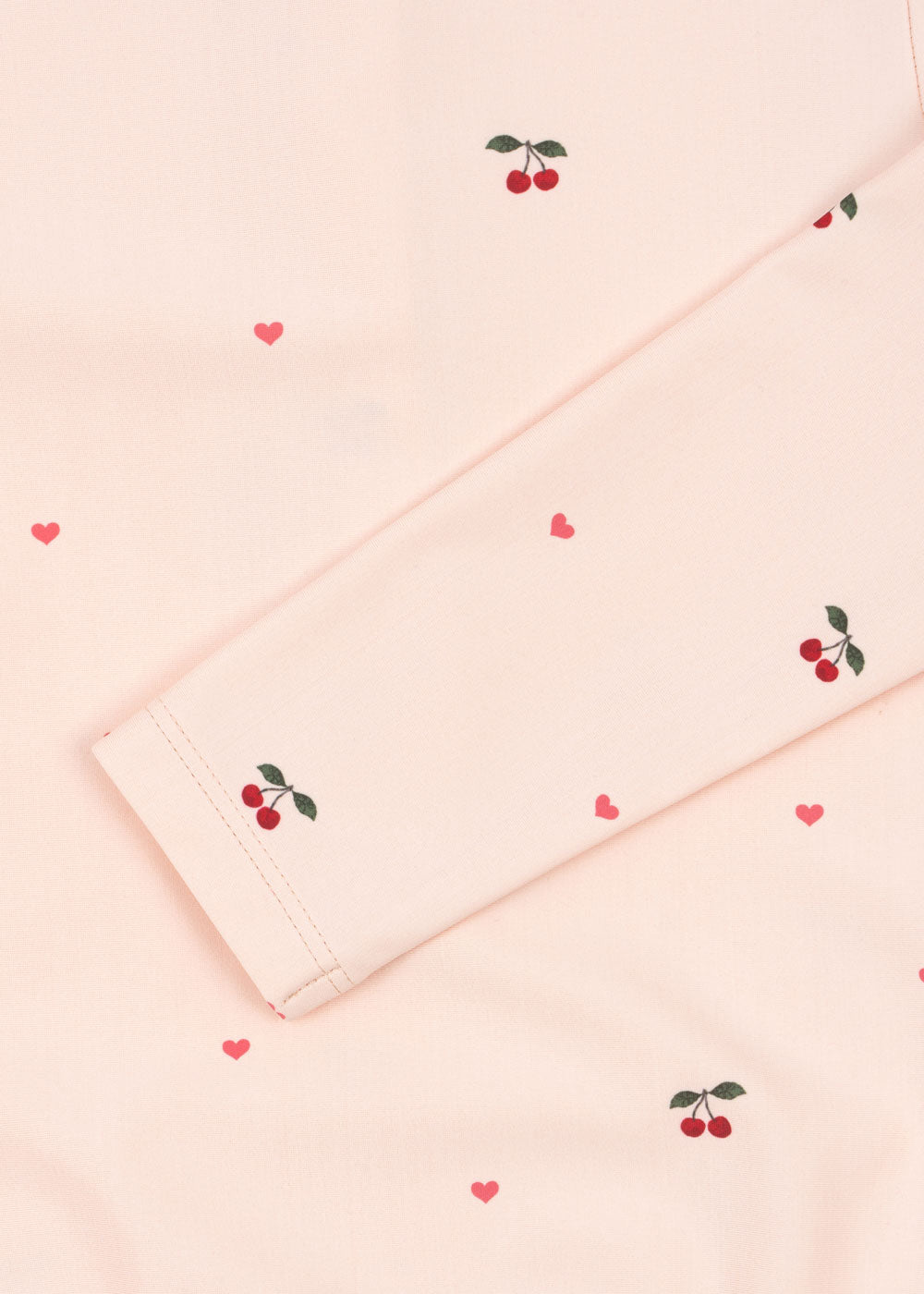 Konges Sløjd MERLE LONG SLEEVE SWIMSUIT - cherry coeur rose