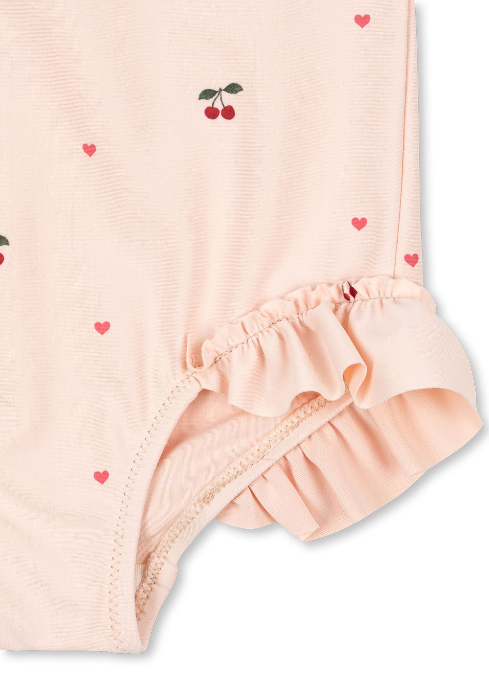 Konges Sløjd MERLE LONG SLEEVE SWIMSUIT - cherry coeur rose
