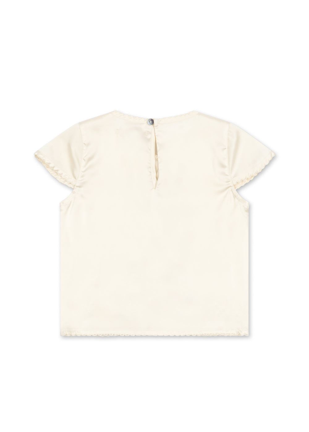 Konges Sløjd SHEENY SHORT SLEEVE TOP - buttercream