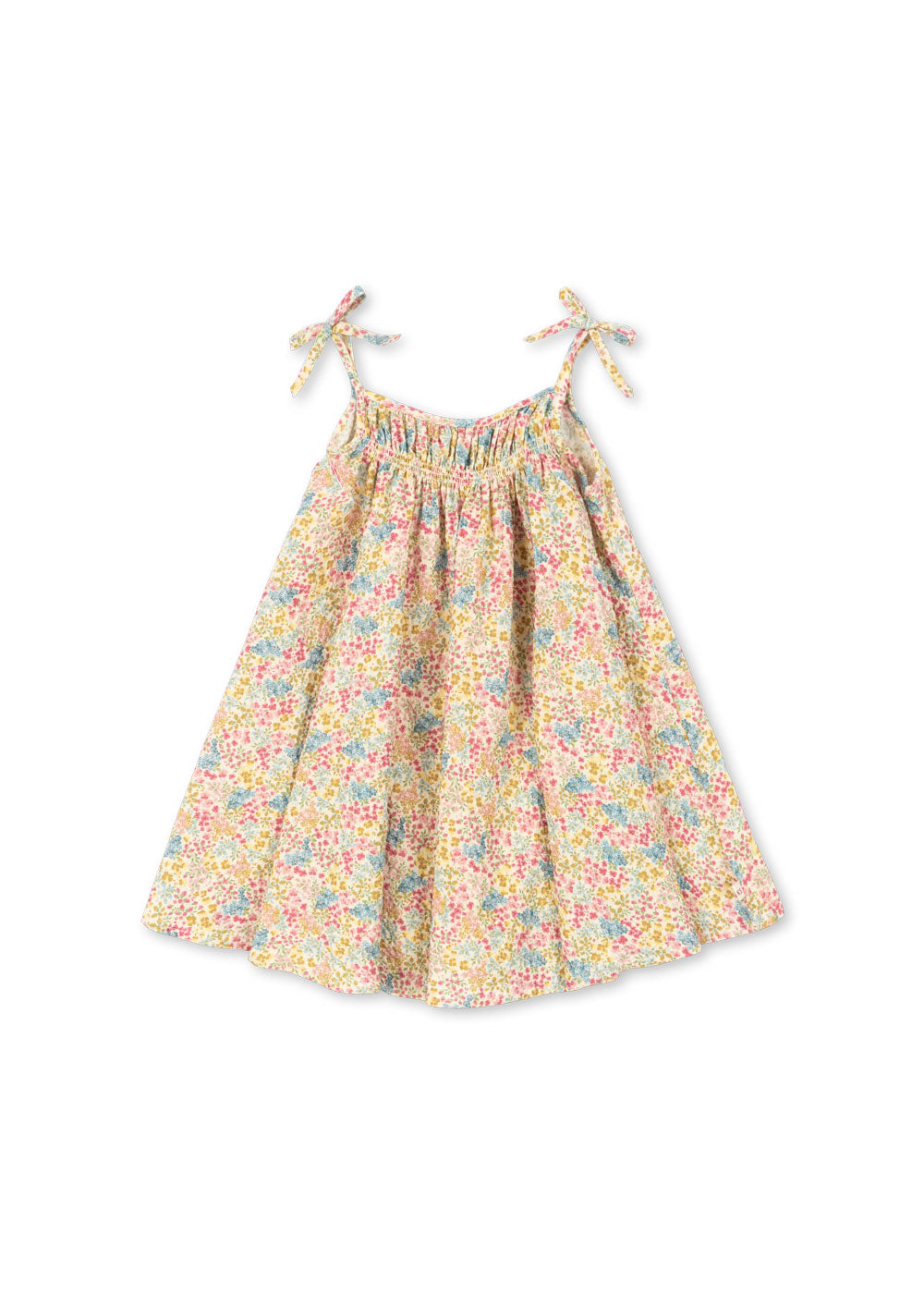 Konges Sløjd Vivian girls seersucker strap dress in Fio Cala