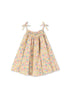 Konges Sløjd Vivian girls seersucker strap dress in Fio Cala