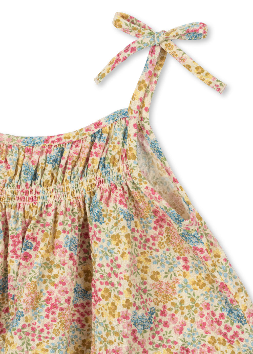 Konges Sløjd Vivian strap dress ruche front detail