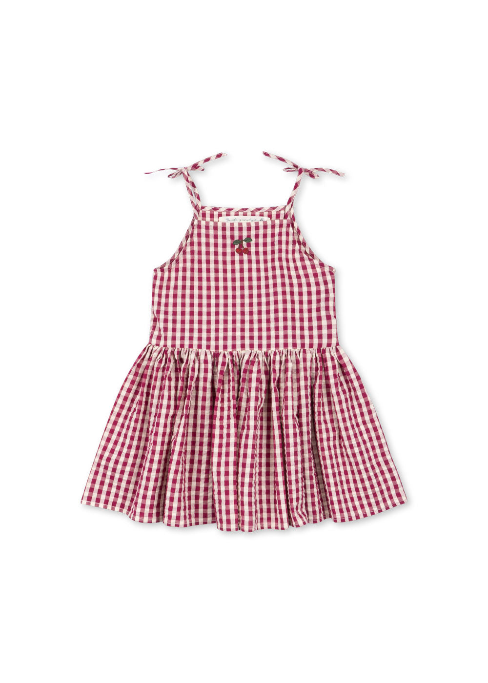 Konges Sløjd ISOTTA DRESS - raspberry check