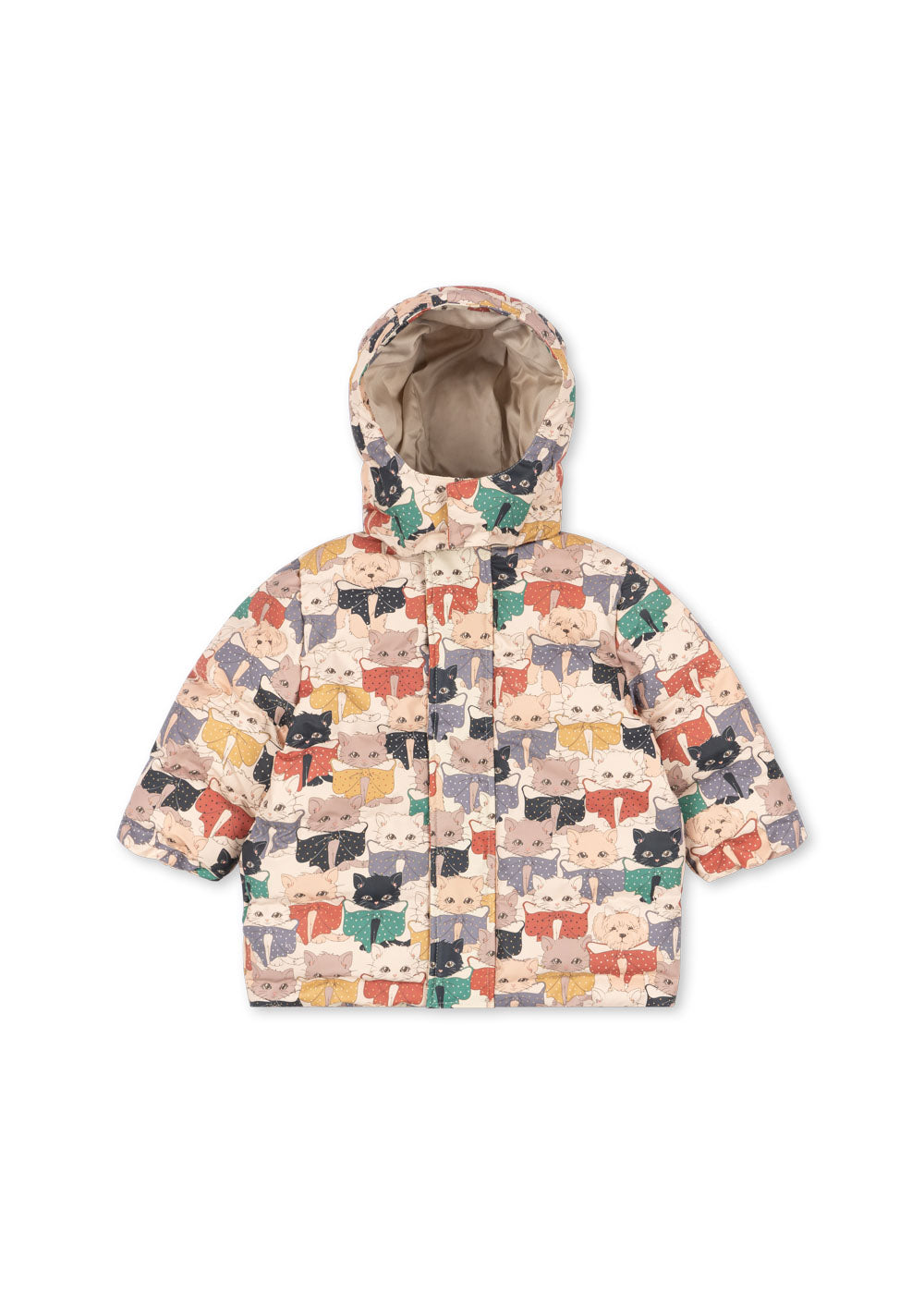 Konges Sløjd Ace Waterproof Puffer Jacket in Like Cats and Dogs