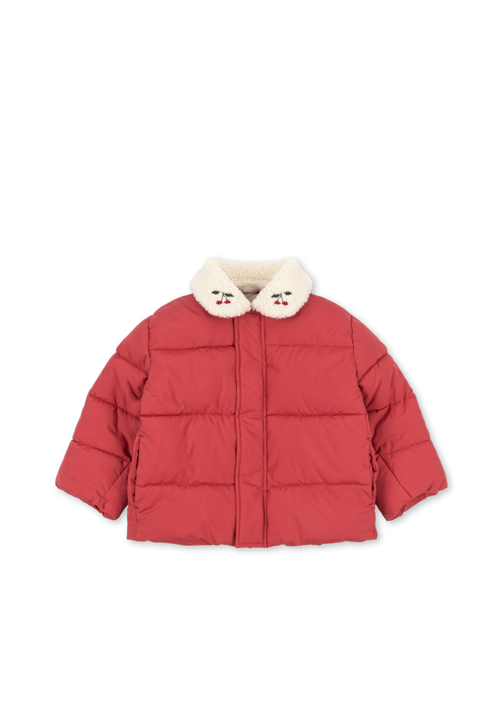 Konges Sløjd Alpi Collar Jacket in Cardinal – gallery view 2