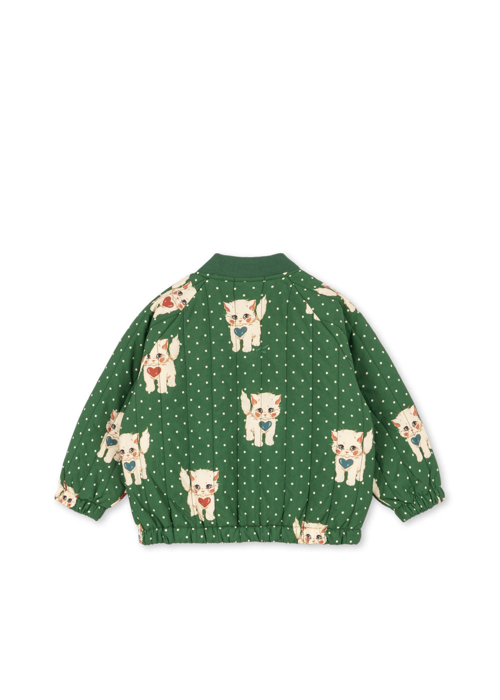 JUNO PRINTED BOMBER JACKET - dot miao verde