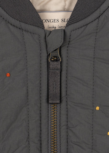 JUNO SEQUIN BOMBER JACKET - magnet