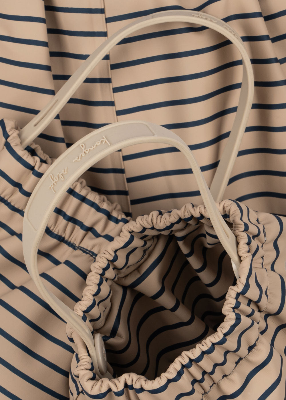 Konges Sløjd Rainy Palme Dog Rain Set - Stripe La Mer - image 8