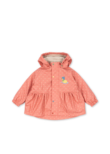 Konges Sløjd Rainy Palme Duckling Rain Jacket - Coeur Feathers - image 10