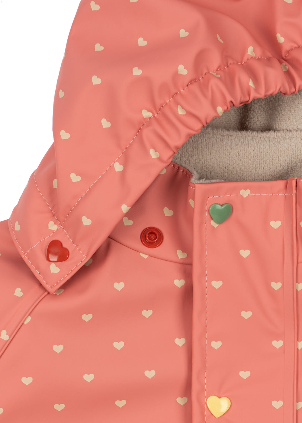 Konges Sløjd Rainy Palme Duckling Rain Jacket - Coeur Feathers - image 12