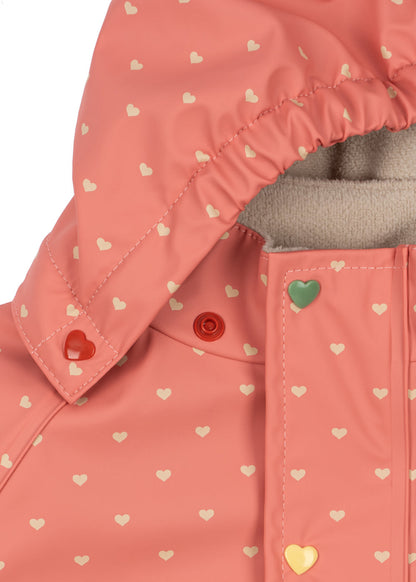 Konges Sløjd Rainy Palme Duckling Rain Jacket - Coeur Feathers - image 12