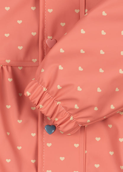Konges Sløjd Rainy Palme Duckling Rain Jacket - Coeur Feathers - image 8