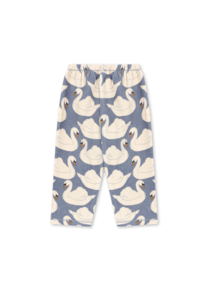 TAVI FLEECE PANTS GRS - swan