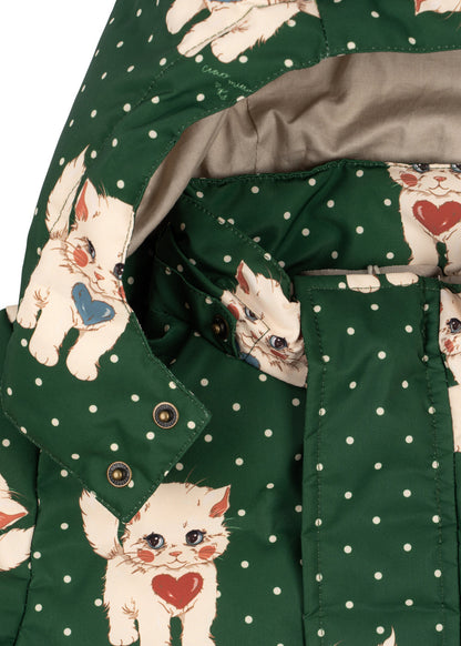 Konges Sløjd Magnum Down Jacket in Dot Miao Verde - product detail 3