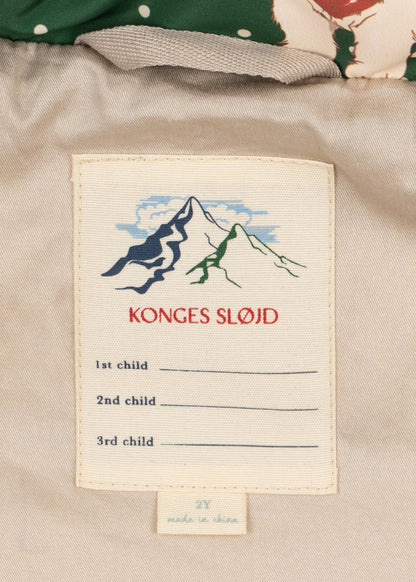 Konges Sløjd Magnum Down Jacket in Dot Miao Verde - product detail 6