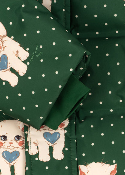 Konges Sløjd Magnum Down Jacket in Dot Miao Verde - product detail 8