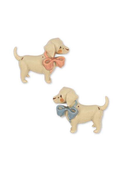 Konges Sløjd Creme Brulee puppy hair clips alternate view