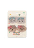 Konges Sløjd 4 Pack Small Hair Claw in Multi