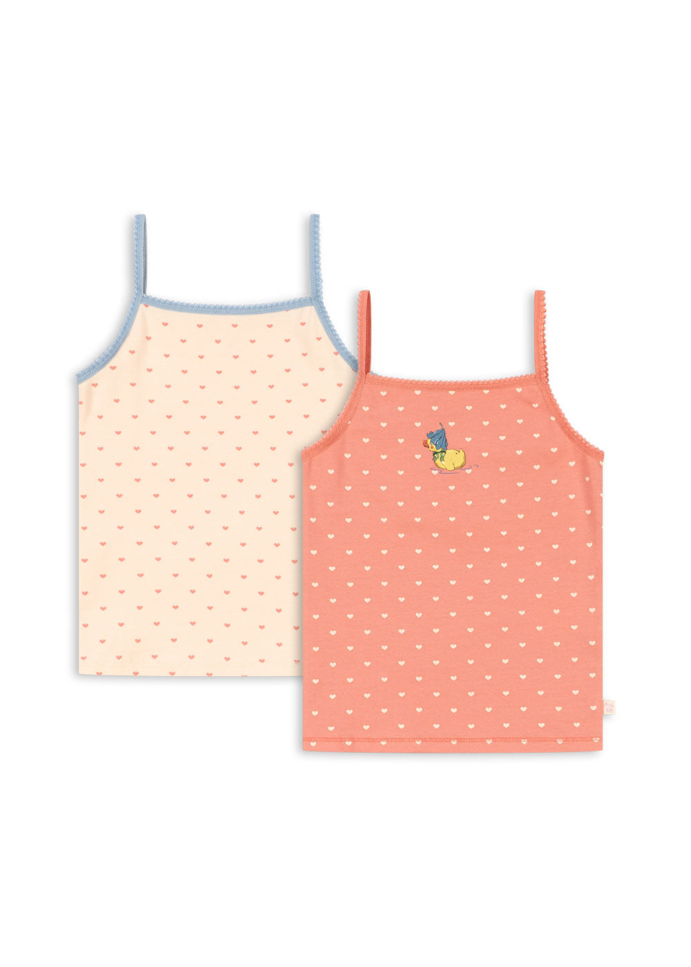 Konges Sløjd Basic 2-Pack Strap Top – Coeur Lantana / Teddy Coeur