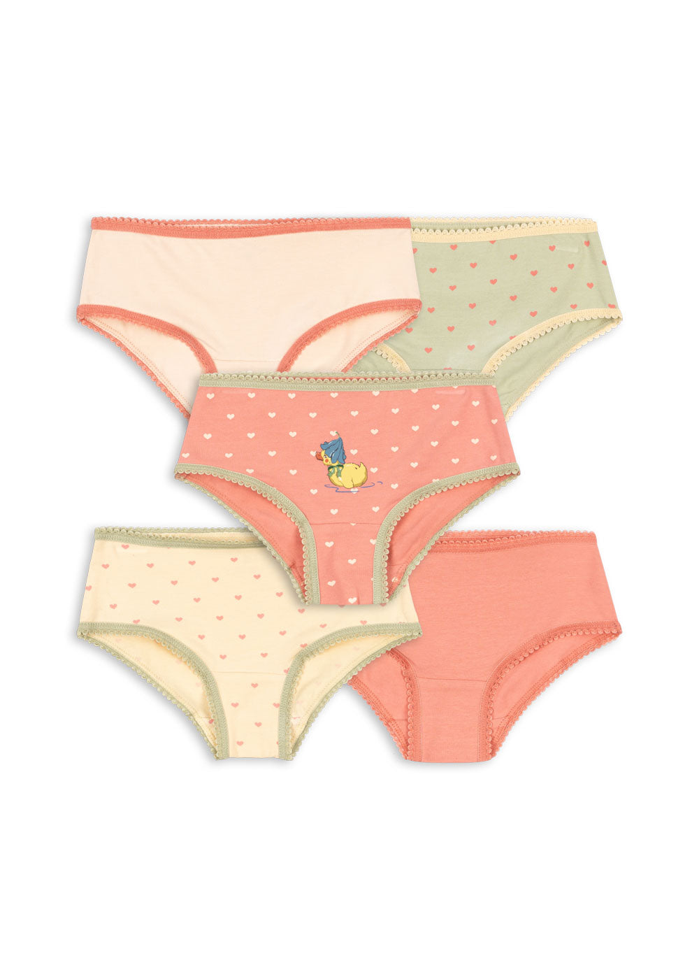 Konges Sløjd Basic 5-Pack Girl Underpants - Girl Mix Pack - image 1