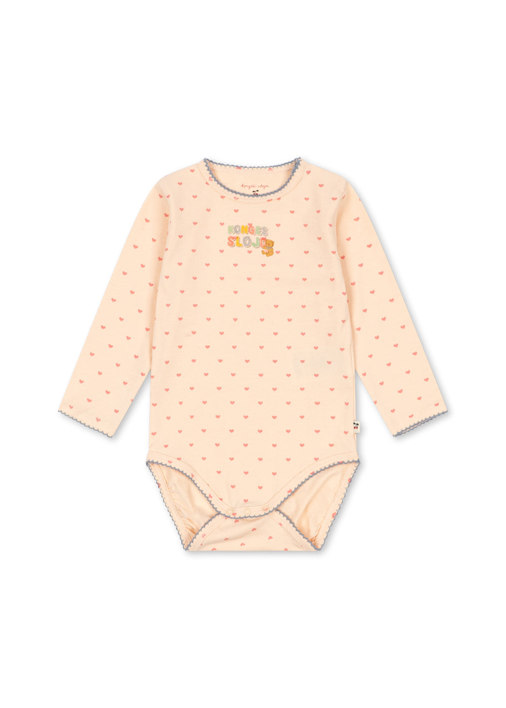 Konges Sløjd Basic Long Sleeve Bodysuit - Teddy Coeur - image 1