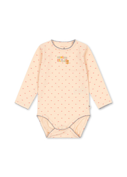 Konges Sløjd Basic Long Sleeve Bodysuit - Teddy Coeur - image 1