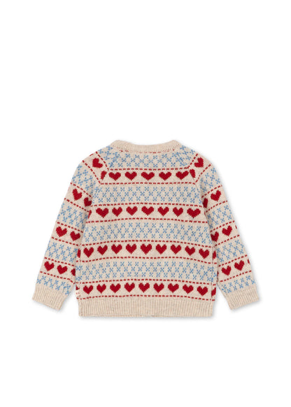 Konges Sløjd Belou Cardigan - Heart lifestyle view