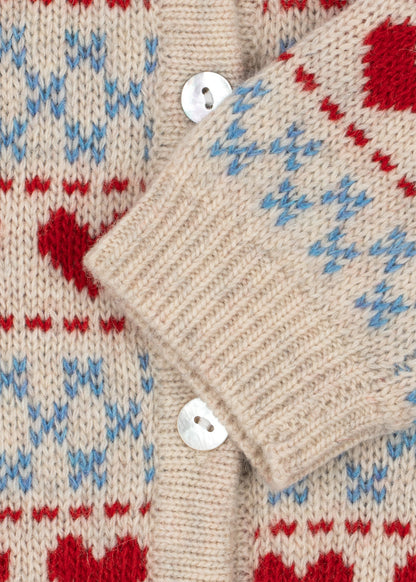 Konges Sløjd Belou Cardigan - Heart lifestyle view