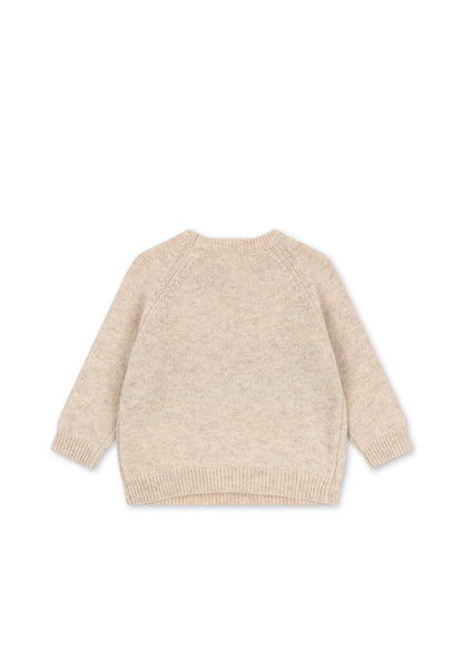 Konges Sløjd Billi Knit Sweater in Off White, product angle
