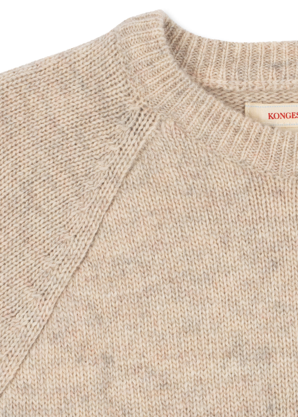 Konges Sløjd Billi Knit Sweater in Off White, knit detail