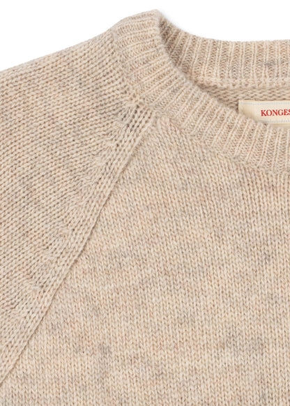 Konges Sløjd Billi Knit Sweater in Off White, knit detail