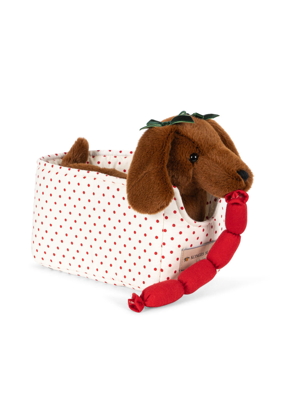 Konges Sløjd Chorizo Sausage Dog Teddy in Brown