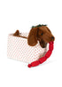 Konges Sløjd Chorizo Sausage Dog Teddy in Brown