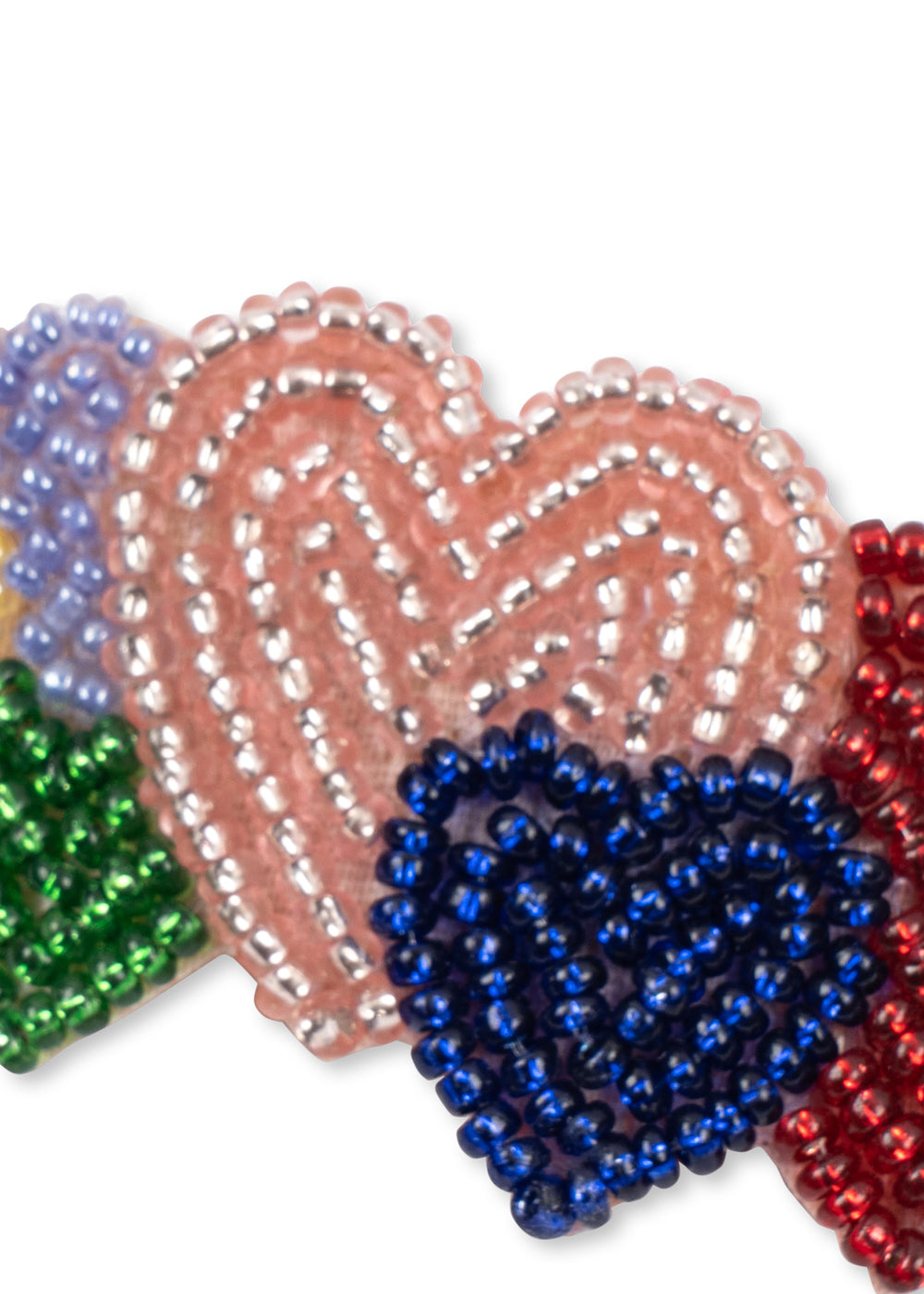 Konges Sløjd Coeur Coloré beaded hair clip detail