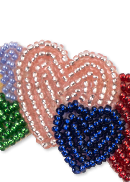 Konges Sløjd Coeur Coloré beaded hair clip detail