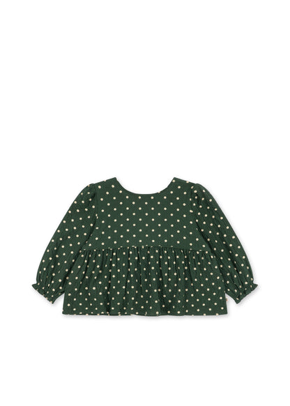 Konges Sløjd Elin Bow Blouse - Dot Marseille — official Konges Sløjd image 2