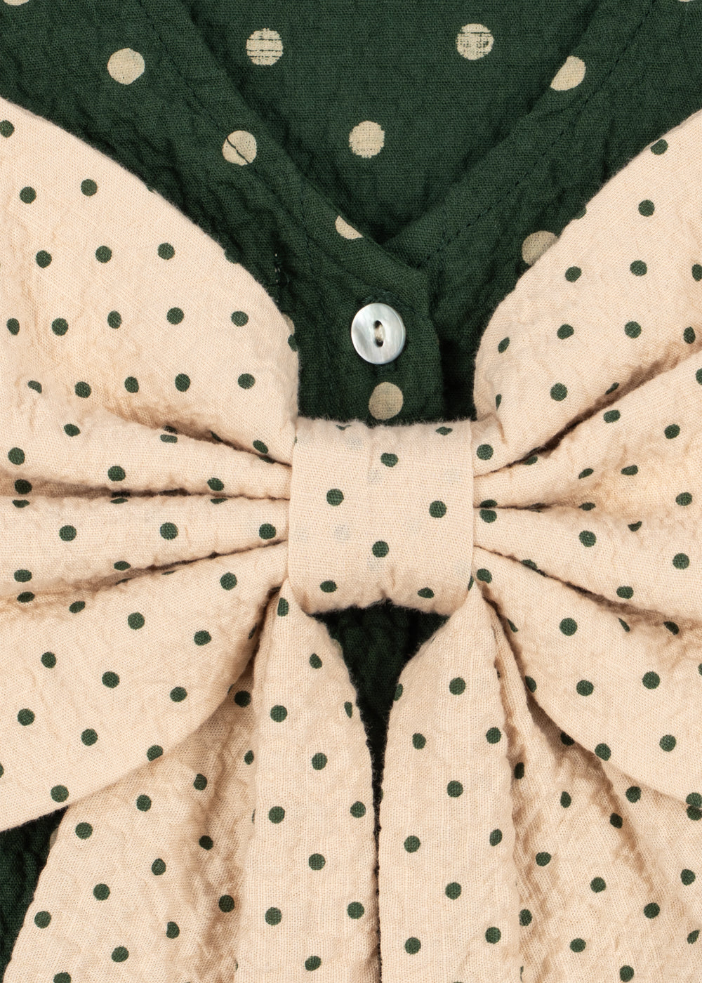 Konges Sløjd Elin Bow Blouse - Dot Marseille — official Konges Sløjd image 4