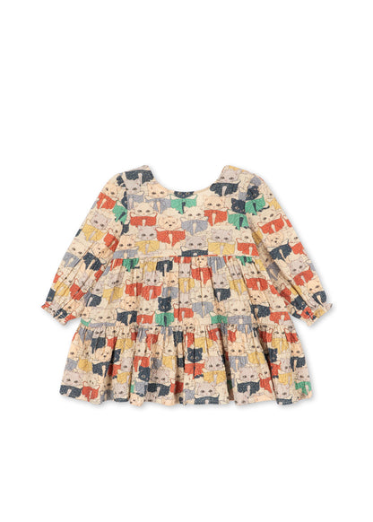Konges Sløjd Elin Long Sleeve Bow Dress - Like Cats and Dogs - image 2