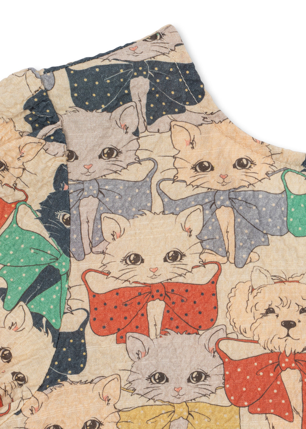 Konges Sløjd Elin Long Sleeve Bow Dress - Like Cats and Dogs - image 7