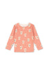 Konges Sløjd Ella Long Sleeve Tee in Ciao Miao Rose