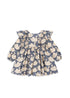 Konges Sløjd Evia Long Sleeve Bow Dress in Swan