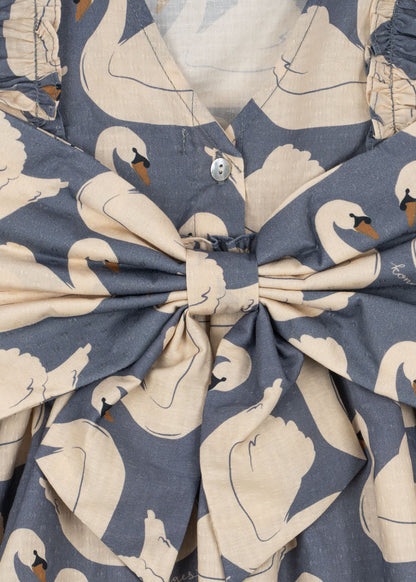 Konges Sløjd Evia Long Sleeve Bow Dress detail