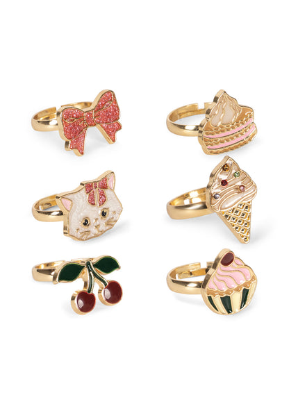 Konges Sløjd Kitty Sweets Ring Set - Gold