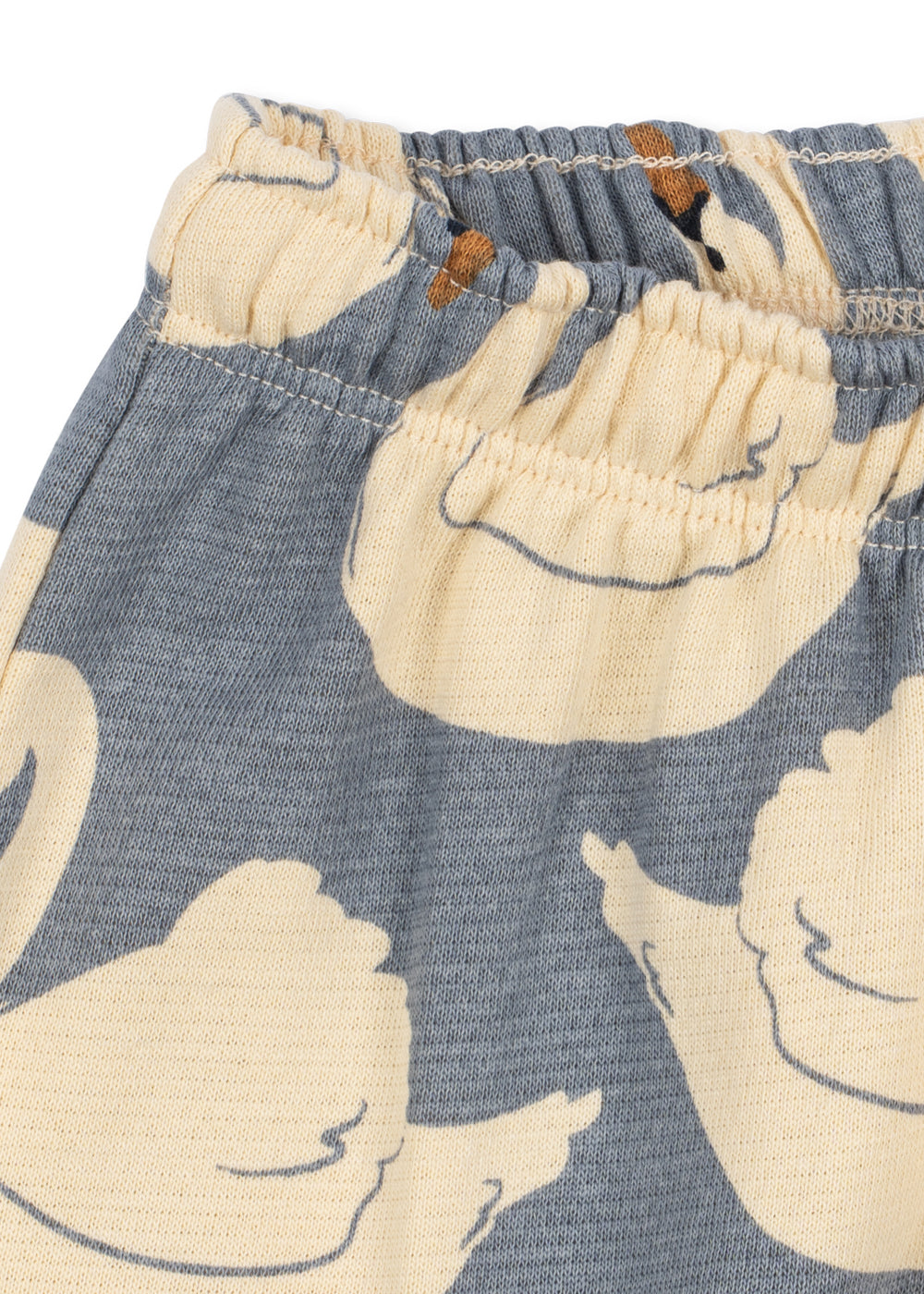 Konges Sløjd Loupy Sweat Pants in Swan, detail view