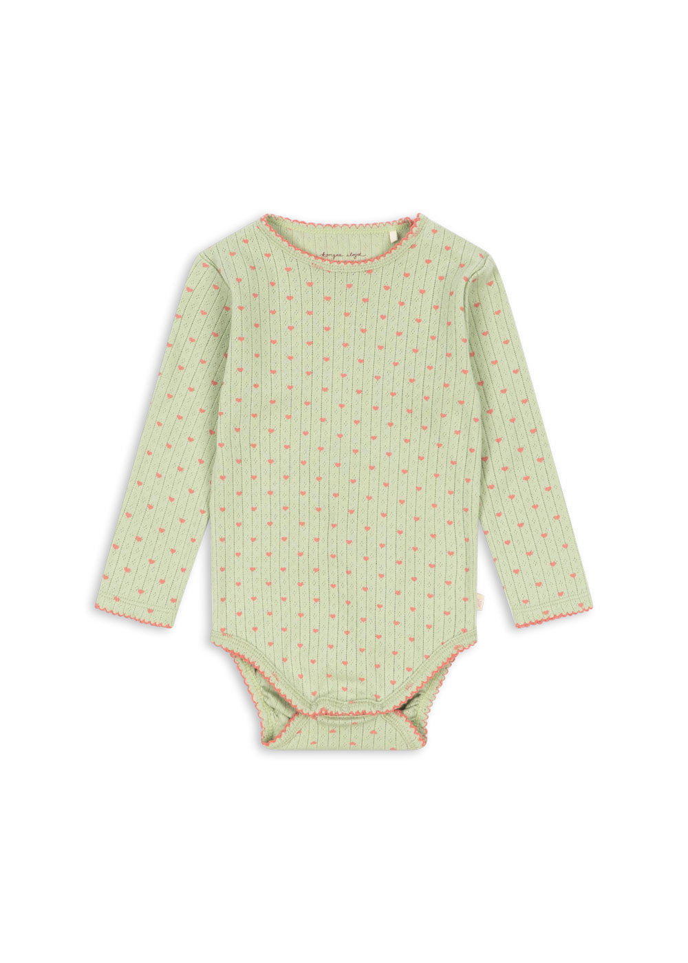 Konges Sløjd Minnie Body GOTS in Coeur Lint