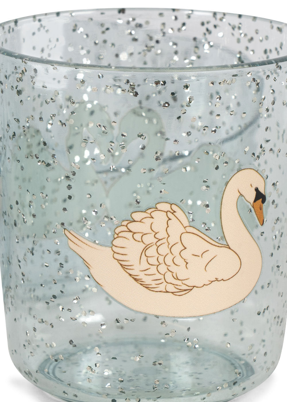 SPARKLY DINNER SET - swan blue