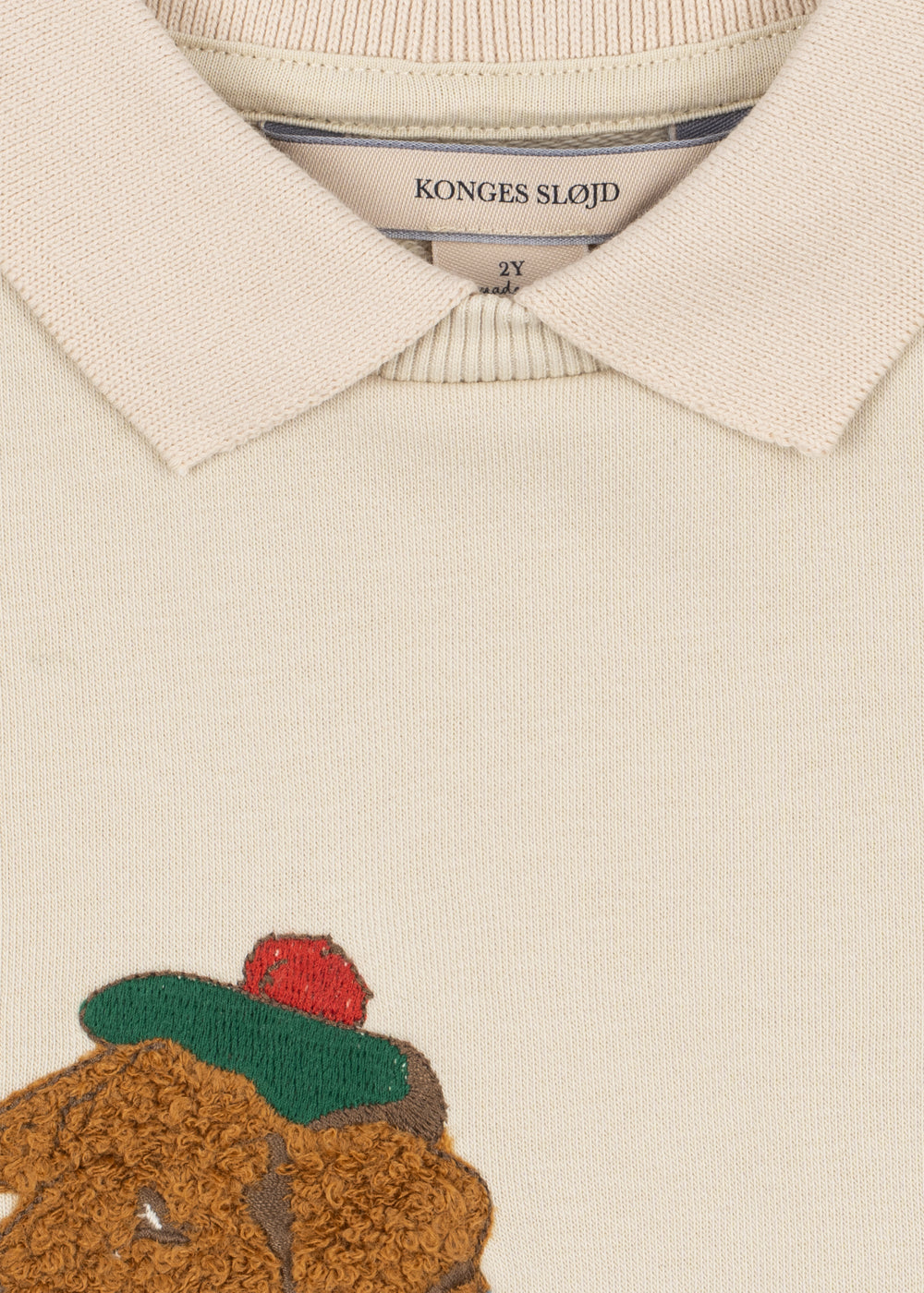 Konges Sløjd Spotty GOTS Sweatshirt – Brown Rice