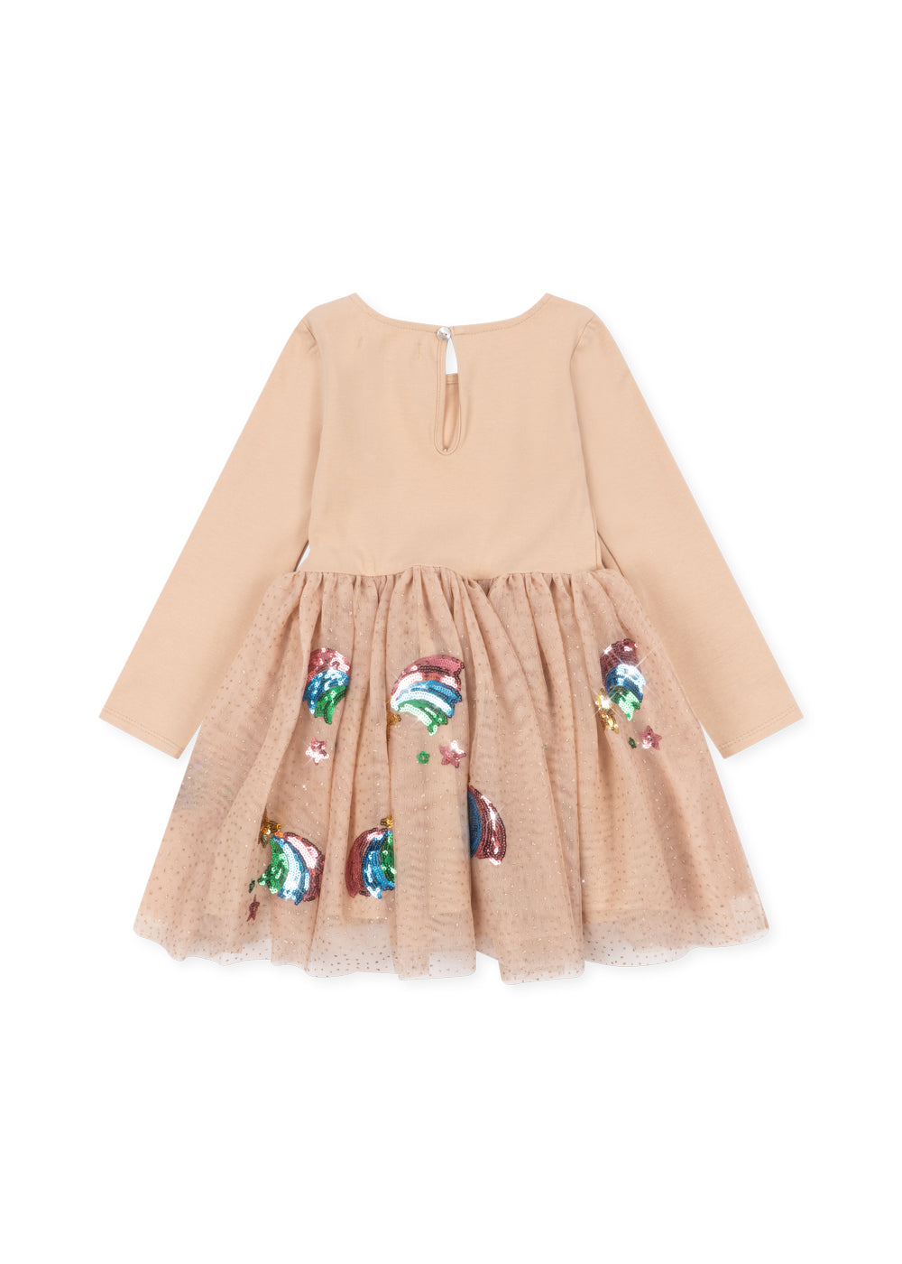 YVONNE BALLERINA DRESS GRS - rainbow star