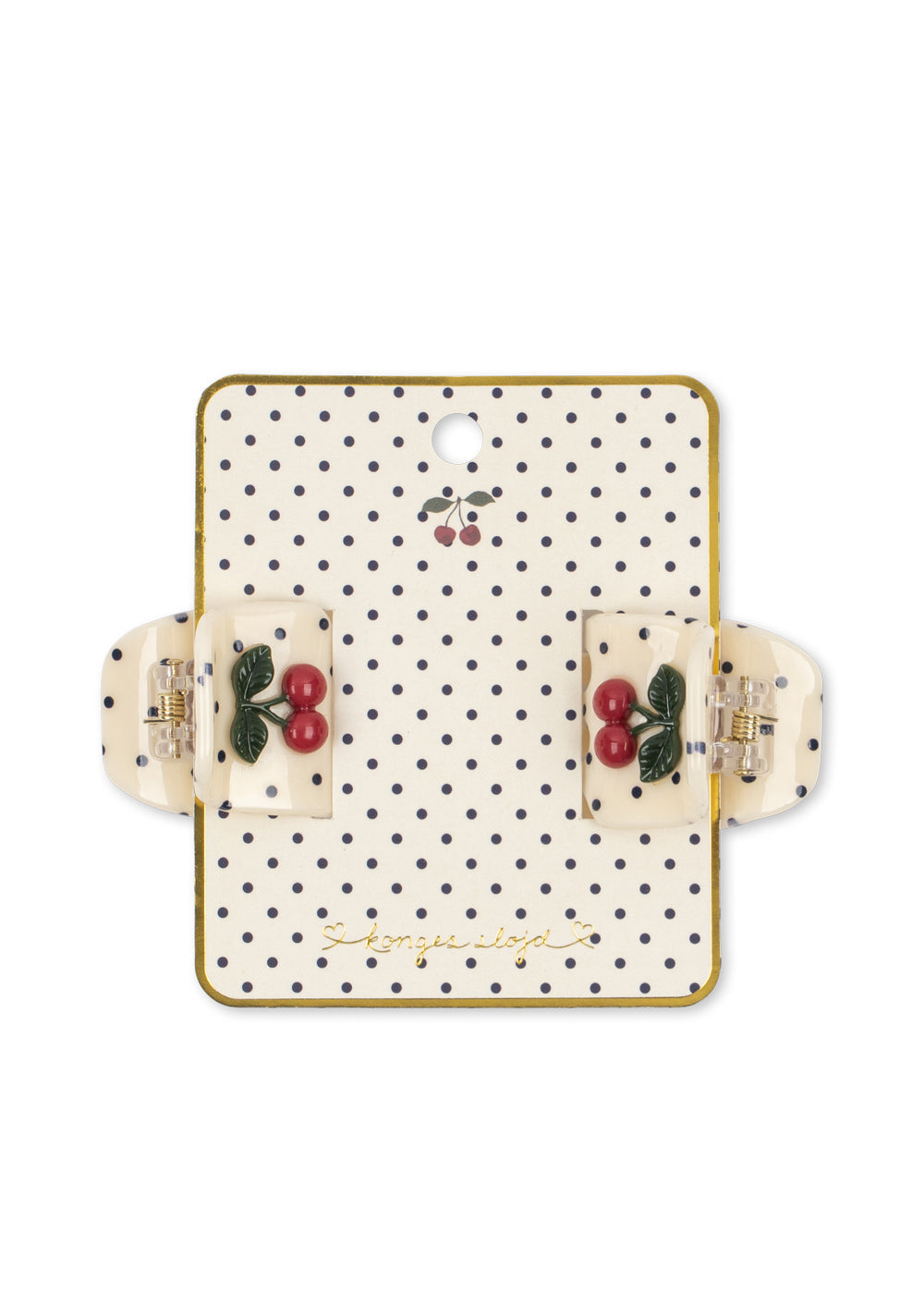Konges Sløjd 2 Pack Cherry Dot Hair Claw - Multi by Konges Sløjd