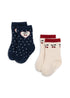 Konges Sløjd 2 Pack Jaquard Socks - Cherry Mix by Konges Sløjd